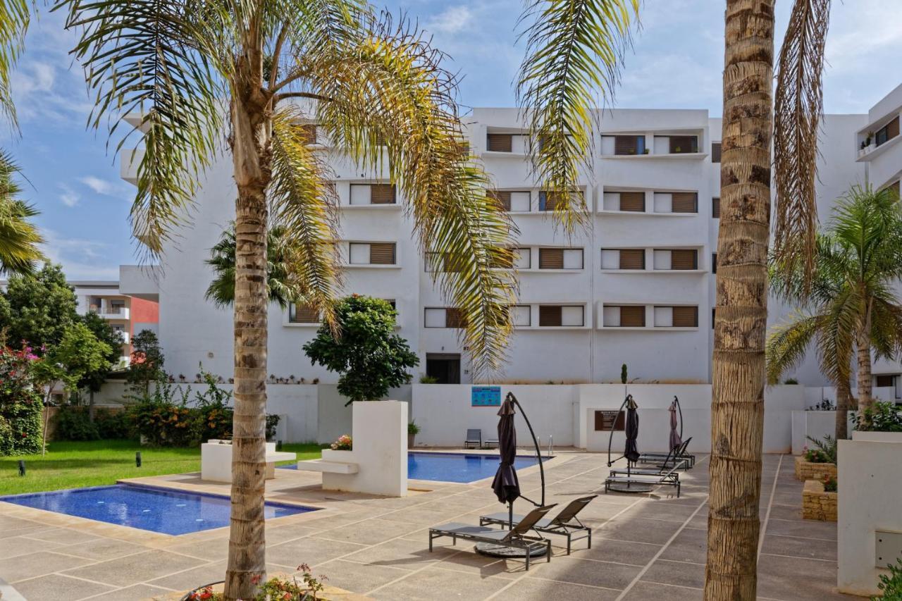 Luxury Apartment 100Sqm With Pool Near Beach Wifi Unlimited With Optical Fiber Agadir Exteriör bild