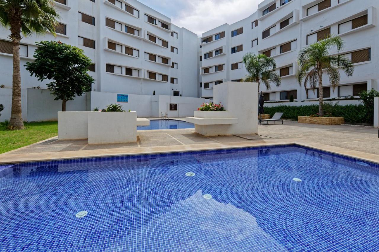 Luxury Apartment 100Sqm With Pool Near Beach Wifi Unlimited With Optical Fiber Agadir Exteriör bild