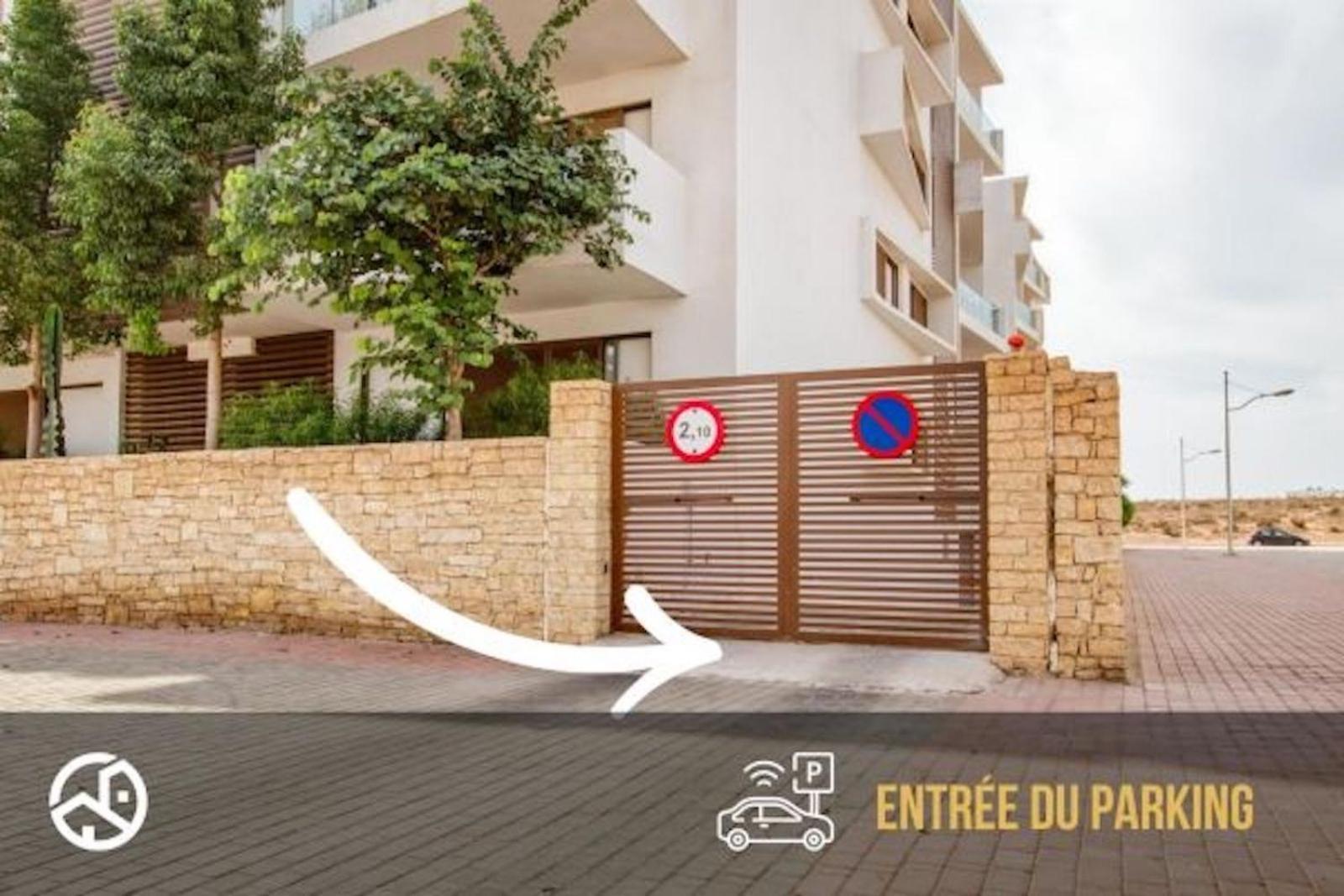 Luxury Apartment 100Sqm With Pool Near Beach Wifi Unlimited With Optical Fiber Agadir Exteriör bild